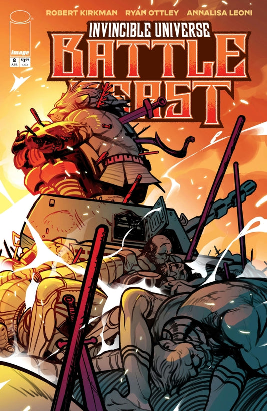 Invincible Universe Battle Beast #8 Cover E 1:50 Baldemar Rivas Variant - PREORDER - (FOC 23/3/26) DUE IN STORE 15/4/26