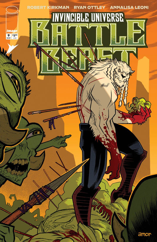 Invincible Universe Battle Beast #9 Cover F 1:100 John Amor Variant - PREORDER - (FOC 27/4/26) DUE IN STORE 20/5/26