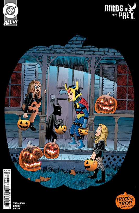 BIRDS OF PREY #14 CVR D KELLEY JONES TRICK OR TREAT CARD STOCK VAR - PREORDER