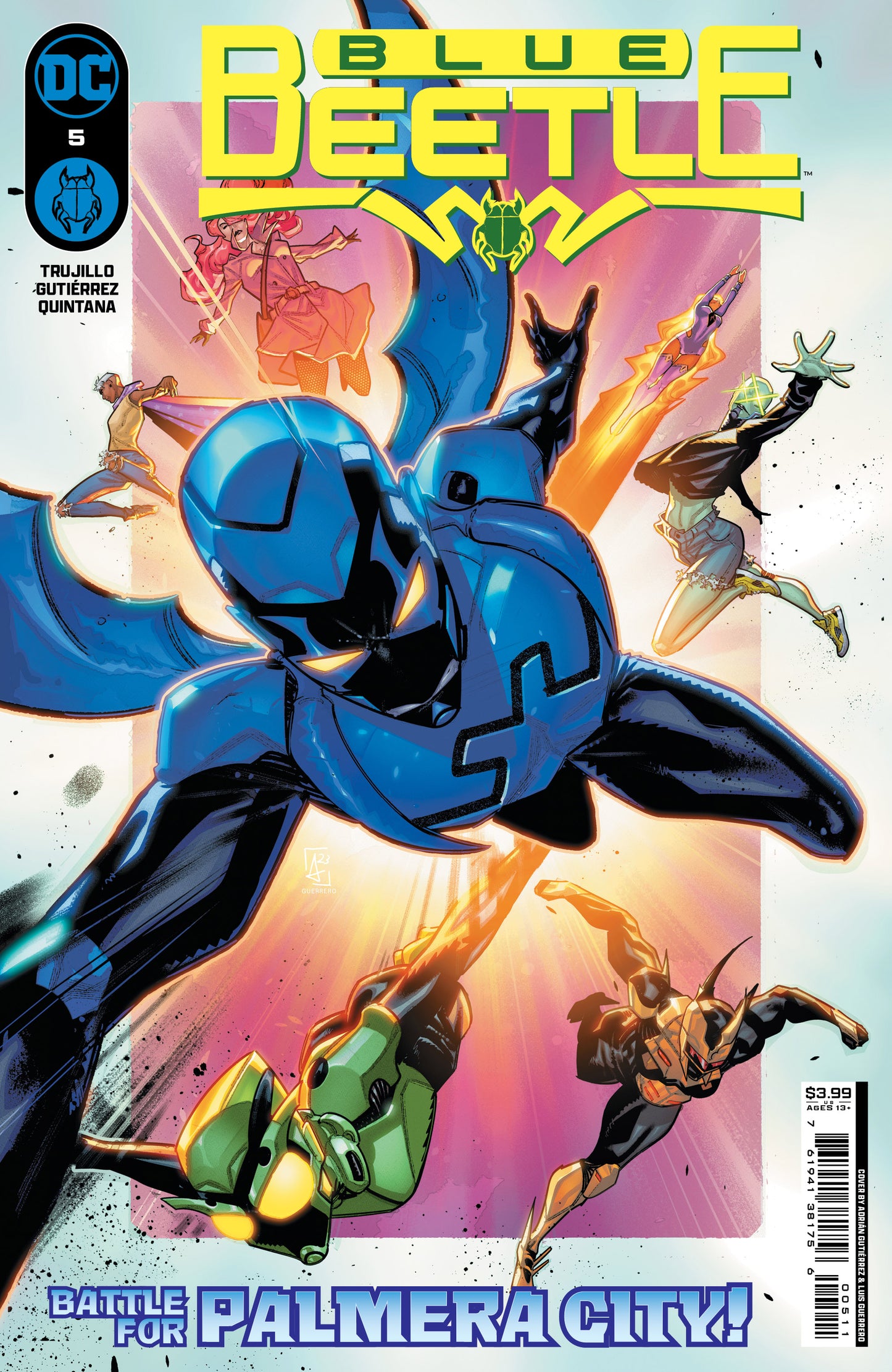 BLUE BEETLE #5 CVR A ADRIAN GUTIERREZ