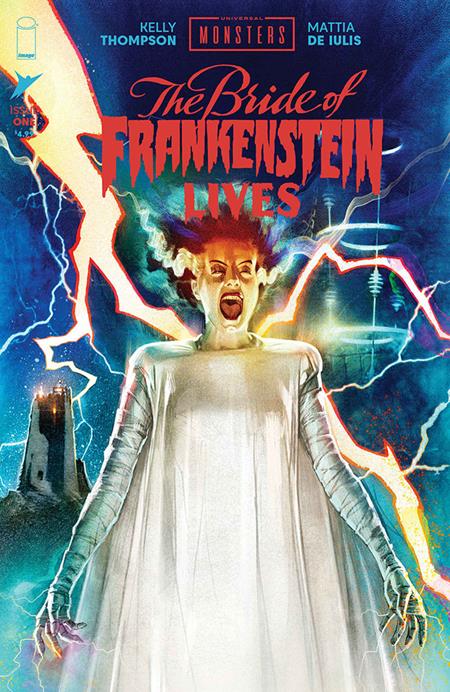 UNIVERSAL MONSTERS THE BRIDE OF FRANKENSTEIN LIVES #1 (OF 4) CVR B JOSHUA MIDDLETON VAR - PREORDER FOC 28/9/26  DUE IN STORE 28/10/26