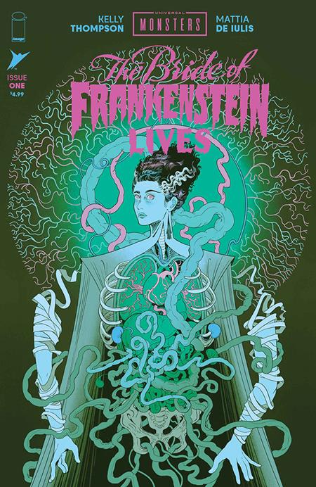 UNIVERSAL MONSTERS THE BRIDE OF FRANKENSTEIN LIVES #1 (OF 4) CVR F INC 1:50 ROSEMARY VALERO OCONNELL VAR - PREORDER FOC 28/9/26  DUE IN STORE 28/10/26