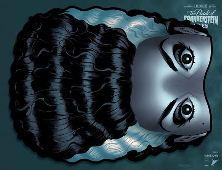 UNIVERSAL MONSTERS THE BRIDE OF FRANKENSTEIN LIVES #1 (OF 4) CVR K RYAN SOOK DIE CUT FOIL HAIRIANT VAR - PREORDER FOC 28/9/26  DUE IN STORE 28/10/26