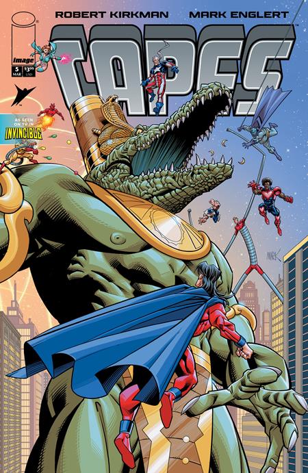 INVINCIBLE UNIVERSE CAPES #5 CVR B MARK ENGLERT VAR - DUE 2/3/26
