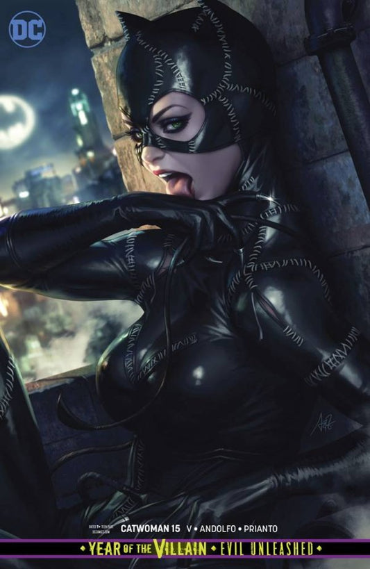 CATWOMAN #15 ARTGERM CARD STOCK VAR