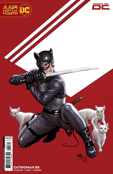 CATWOMAN #55 CVR D FRANK CHO AAPI HERITAGE MONTH CARD STOCK VAR