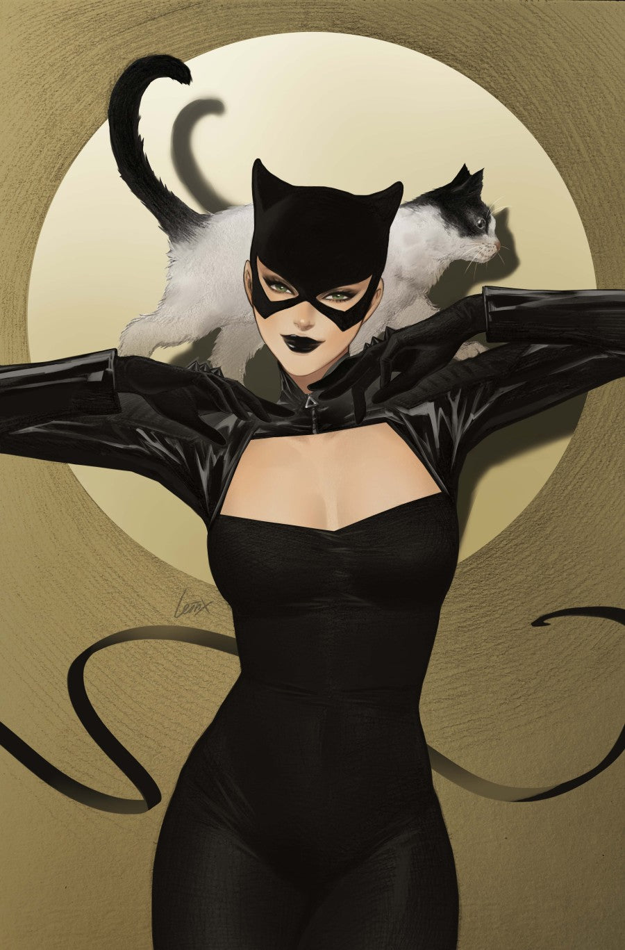 CATWOMAN #85 CVR E LESLEY LEIRIX LI WOMENS HISTORY MONTH CARD STOCK VAR - DUE 18/3/26 - NOT FINAL COVER