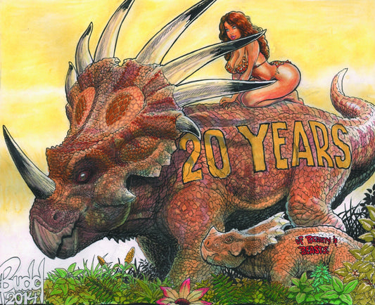 CAVEWOMAN 20TH ANN 2014 FULL COLOR SHOWBOOK (MR)