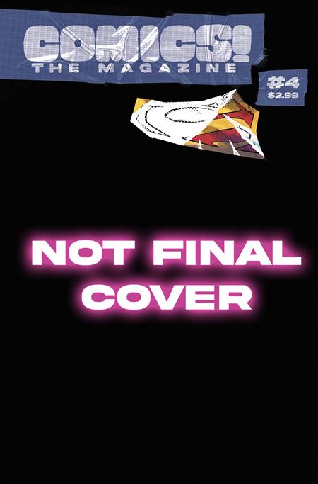 COMICS THE MAGAZINE #4 CVR A RICO RENZI VERTIGO VARIANT - PREORDER (FOC 13/4/26) DUE IN STORE 13/5/26