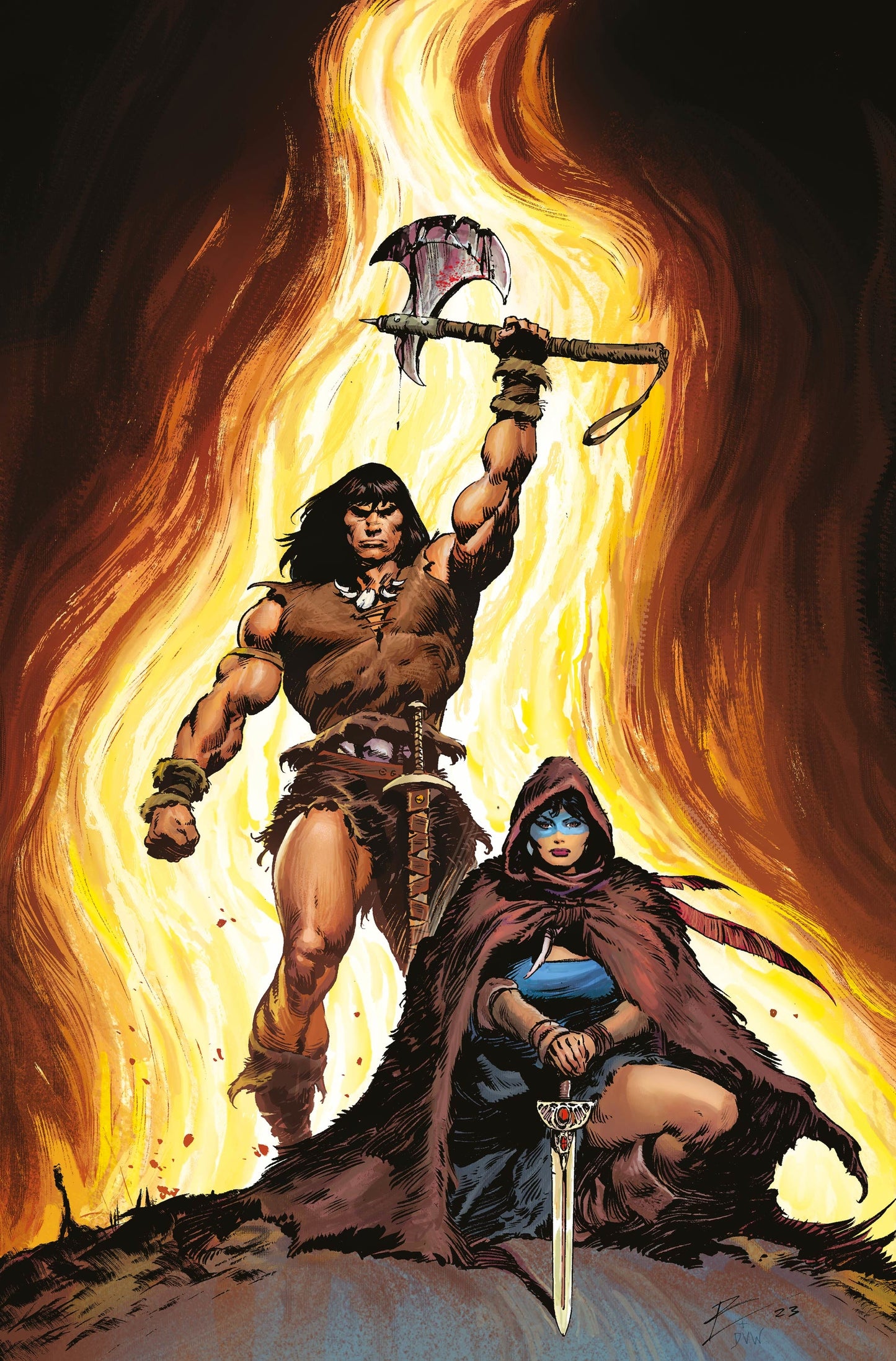 CONAN BARBARIAN TORRE VIRGIN #1-4 PACK (MR)