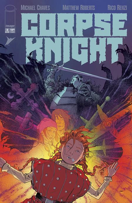 CORPSE KNIGHT #3 (OF 6) CVR A MATTHEW ROBERTS & RICO RENZI - PREORDER (FOC 1/6/26) DUE IN STORE 24/6/26 )