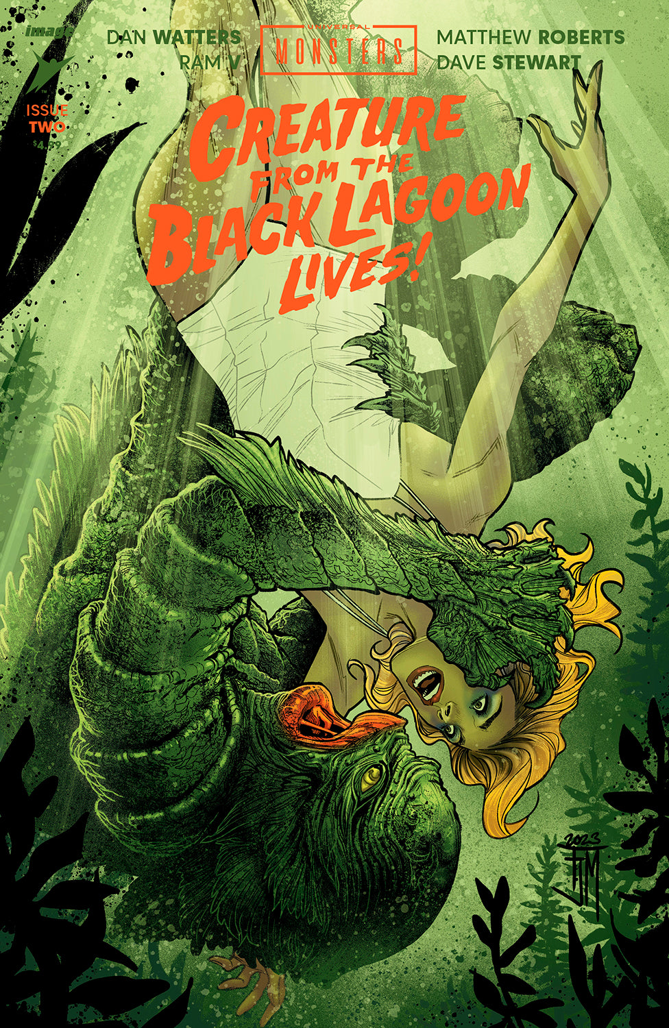 UNIVERSAL MONSTERS THE CREATURE FROM THE BLACK LAGOON LIVES #2 (OF 4) CVR B FRANCIS MANAPUL VAR - PREORDER 29/5/24