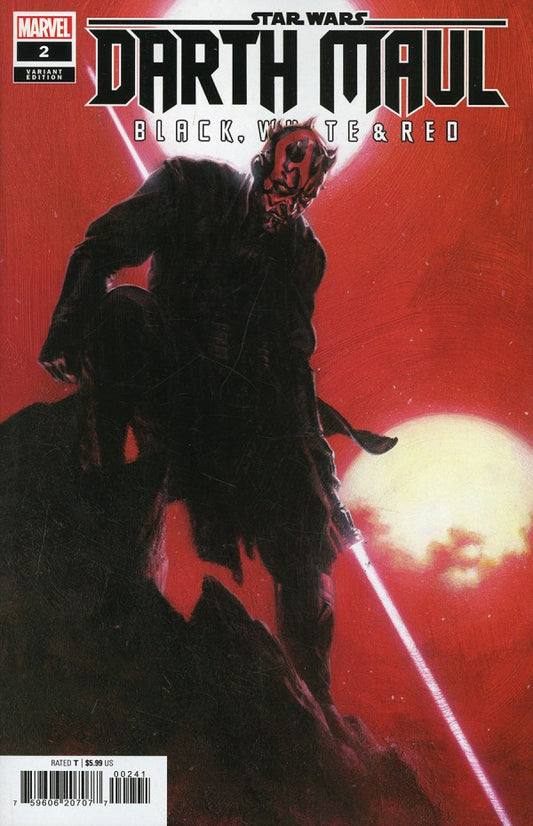 STAR WARS DARTH MAUL BLACK WHITE & RED #2 (OF 4) DELL OTTO VAR