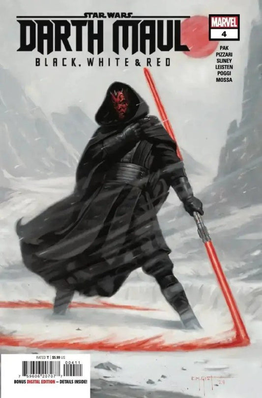 STAR WARS DARTH MAUL BLACK WHITE & RED #4 (OF 4)