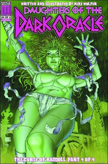 Daughters of the Dark Oracle: The Curse Of The Ragdoll #4 Of 4 70s Psycho Cover 1:5 Variant