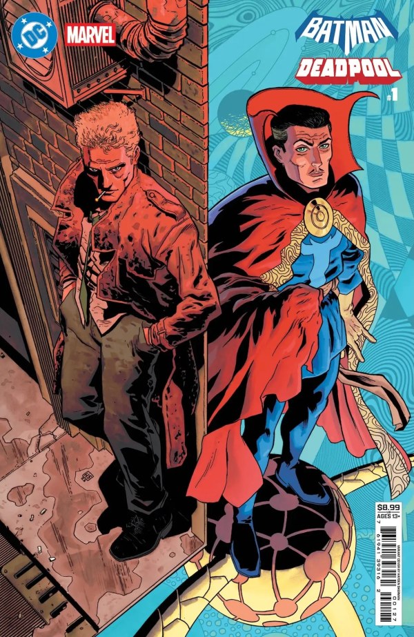 DC / Marvel Batman / Deadpool #1 Cover P Hayden Sherman Variant