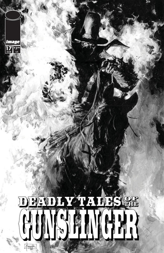 Deadly Tales of the Gunslinger Spawn #17 Cover B Patrick Reynolds Black & White Variant - PREORDER - (FOC 20/7/26) DUE IN STORE 12/8/26