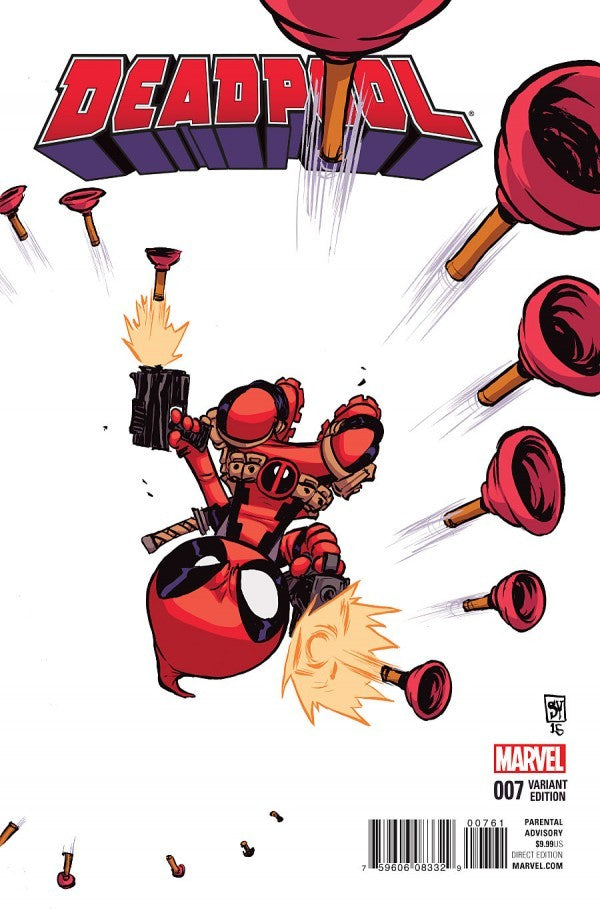 DEADPOOL #7 (2016) SKOTTIE YOUNG VAR NM/NM+