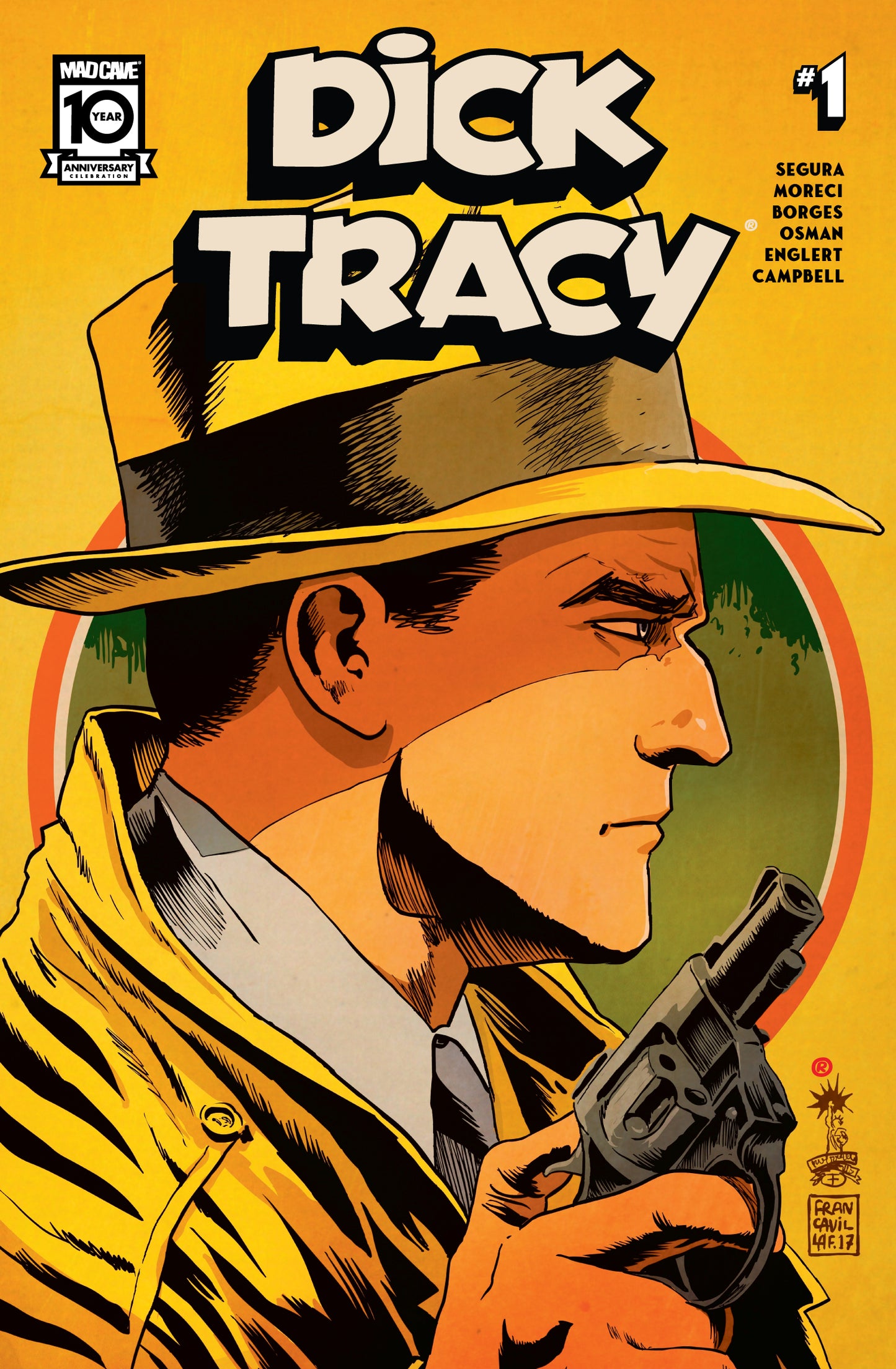 DICK TRACY #1 CVR E INC 1:10 FRANCESCO FRANCAVILLA VAR - PREORDER 24/4/24