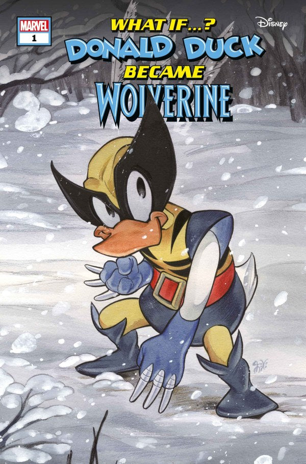 MARVEL DISNEY WHAT IF DONALD DUCK BECAME WOLVERINE #1 PEACH MOMOKO VAR - PREORDER 31/7/24