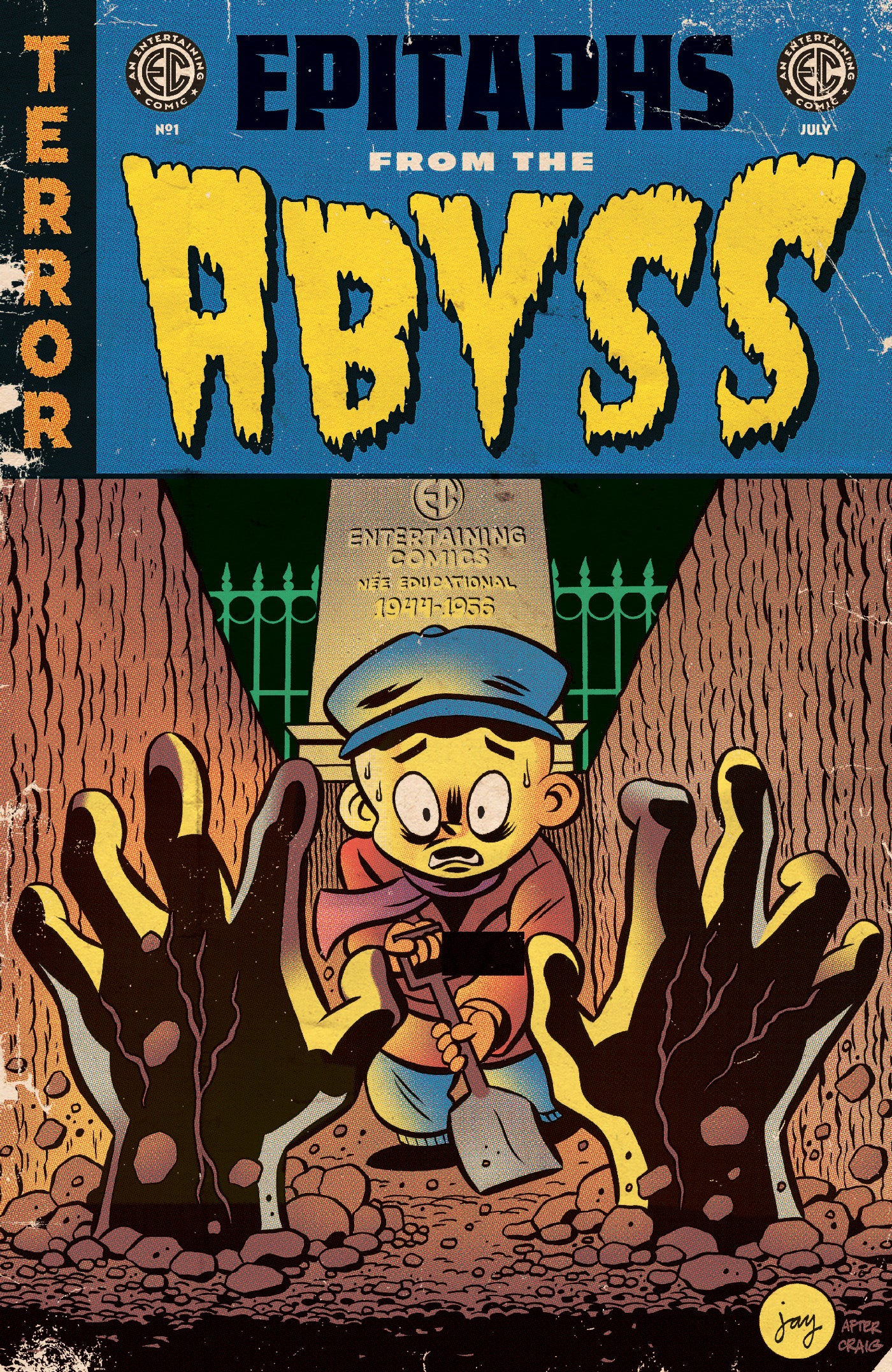 EC EPITAPHS FROM THE ABYSS #1 (OF 5) CVR F 1:10 INC JAY STEVENS HOMAGE VAR - PRESALE DUE OUT 24/7/24