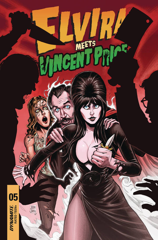 ELVIRA MEETS VINCENT PRICE #5 CVR B SAMU VAR