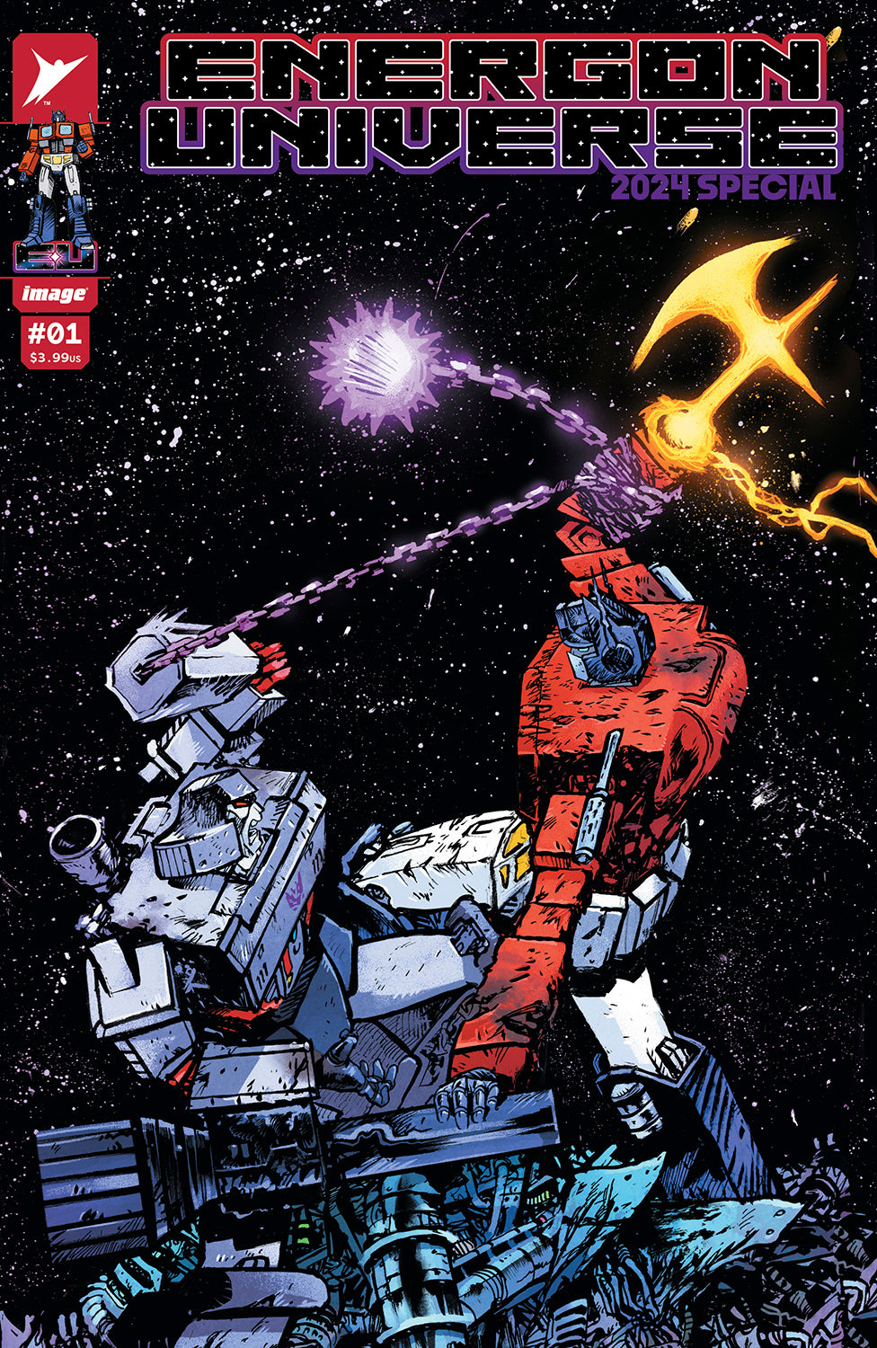 ENERGON UNIVERSE 2024 SPECIAL #1 (ONE SHOT) CVR A WARREN JOHNSON & MIKE SPICER