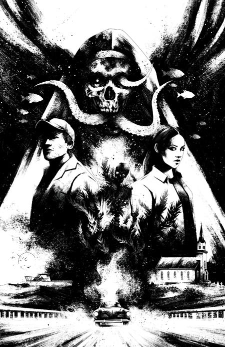 ESTUARY A GHOST STORY #1 (OF 4) CVR E INC 1:20 MAAN HOUSE B&W VAR - IN STORE DATE 8/4/26