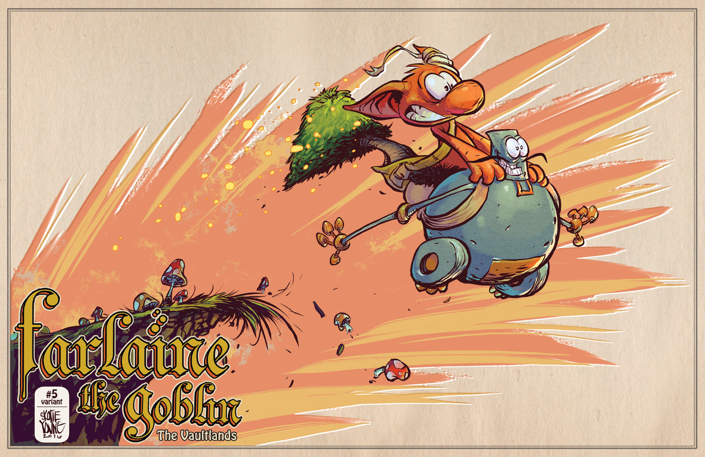 FARLAINE THE GOBLIN #5 SKOTTIE YOUNG VAR - HARD TO FIND BOOK
