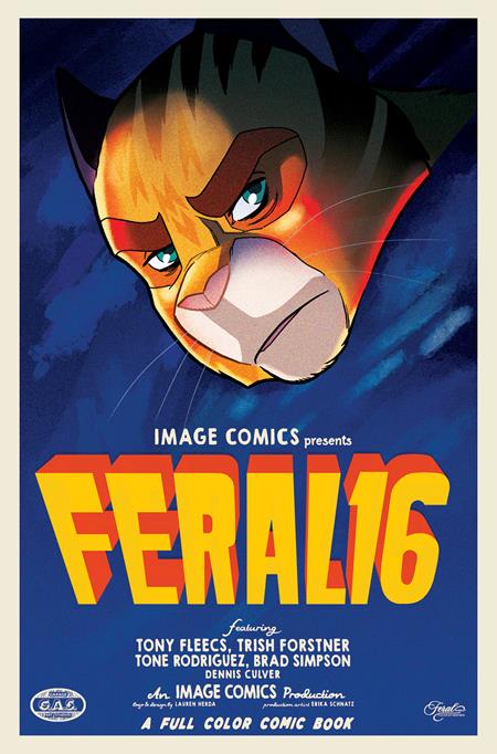Feral #16 Cover B Trish Forstner Movie Poster Homage Variant - PRE-ORDER ETA 10/9/25