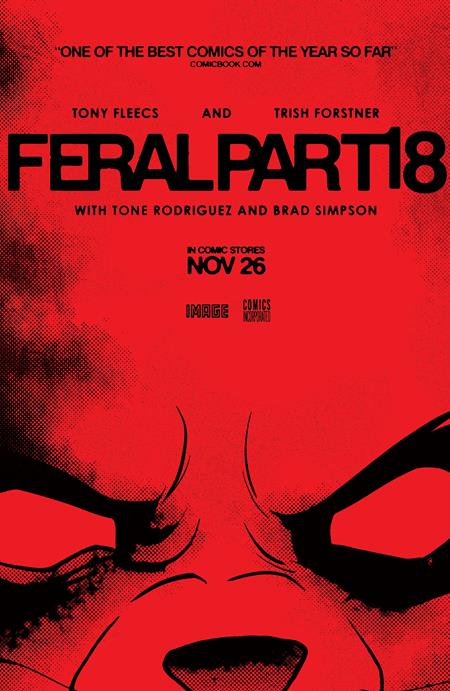 Feral #18 Cover B Tony Fleecs Movie Poster Homage Variant - DUE 26/11/25
