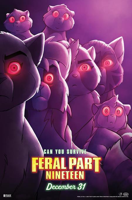 Feral #19 Cover B Tony Fleecs Movie Poster Homage Variant - DUE 31/12/25
