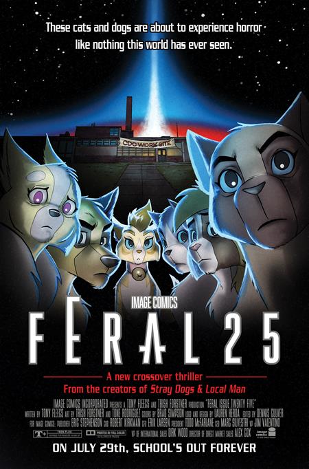 FERAL #25 CVR B TONE RODRIGUEZ & ALLEN PASSALAQUA FACULTY HOMAGE VAR - PREORDER (FOC 6/7/26) DUE IN STORE 29/7/26