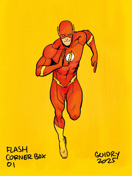 FLASH #31 CVR E GAVIN GUIDRY CORNER BOX SPOT FOIL VAR - DUE 25/3/26 - NOT FINAL COVER