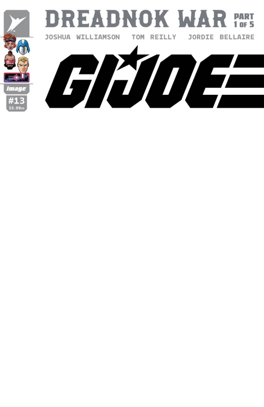 GI Joe #13 Cover G Blank Variant - Due TBD