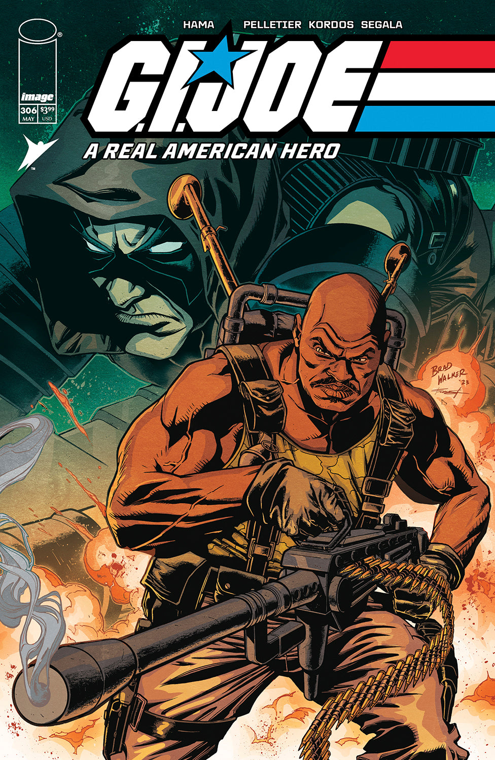 GI JOE A REAL AMERICAN HERO #306 CVR C INC 1:10 BRAD WALKER & FRANCESCO SEGALA - PREORDER 5/5/24