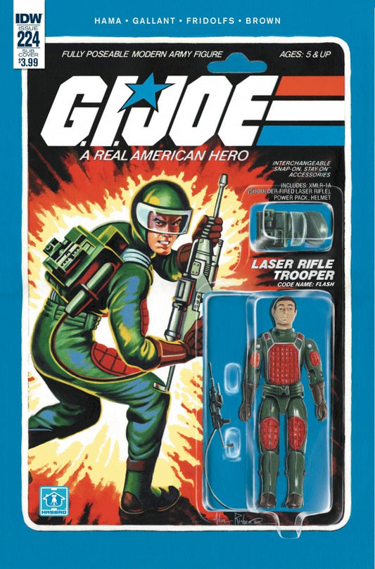 G.I. Joe: A Real American Hero #224 Adam Riches Flash Action Figure Subscription Variant - SCARCE