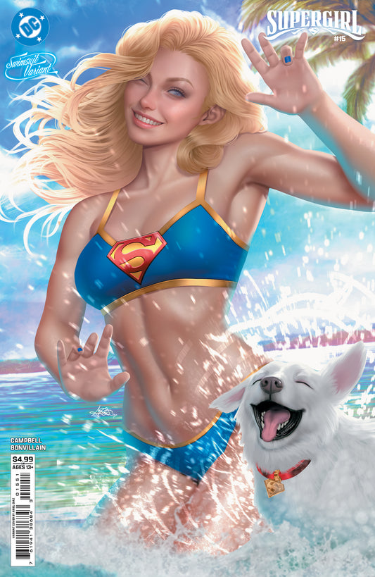 SUPERGIRL #15 CVR E ARIEL DIAZ SWIMSUIT CARD STOCK VAR (THE REIGN OF THE SUPERBOYS)- PREORDER - (FOC 15/6/26) DUE IN STORE 8/7/26