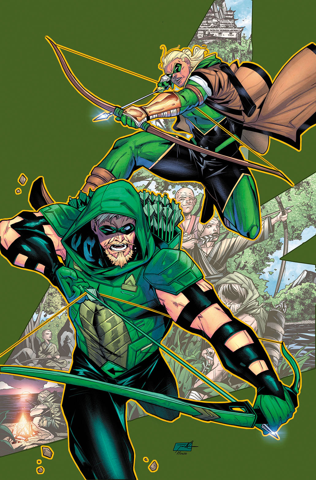 GREEN ARROW #11 (OF 12) CVR B TRAVIS MERCER CARD STOCK VAR - PREORDER 23/4/24