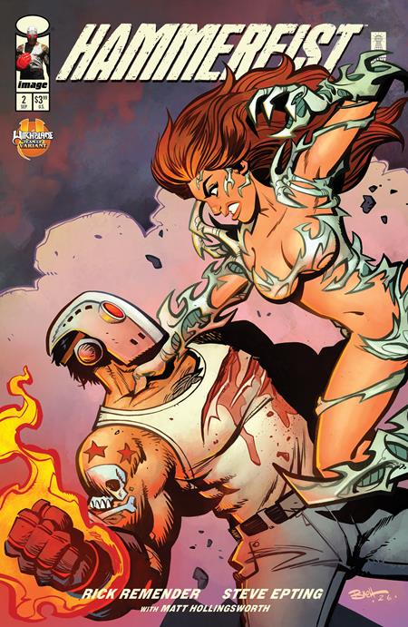 HAMMERFIST #2 CVR C BRETT PARSON WITCHBLADE TEAM UP VAR (MR) - PREORDER (FOC 7/9/26) DUE IN STORE 30/9/26