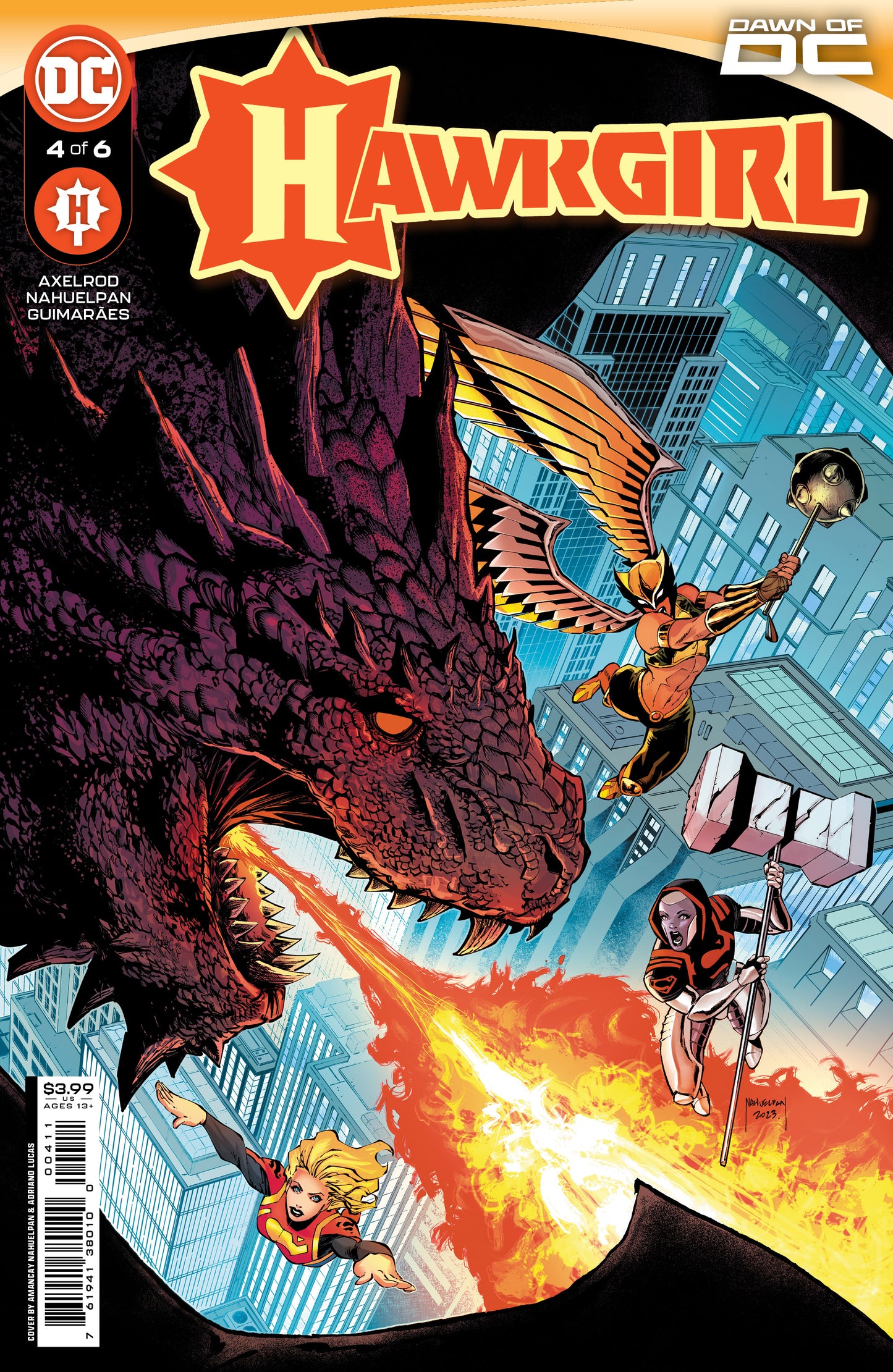 HAWKGIRL #4 (OF 6) CVR A AMANCAY NAHUELPAN -  PREORDER (17/10/23)