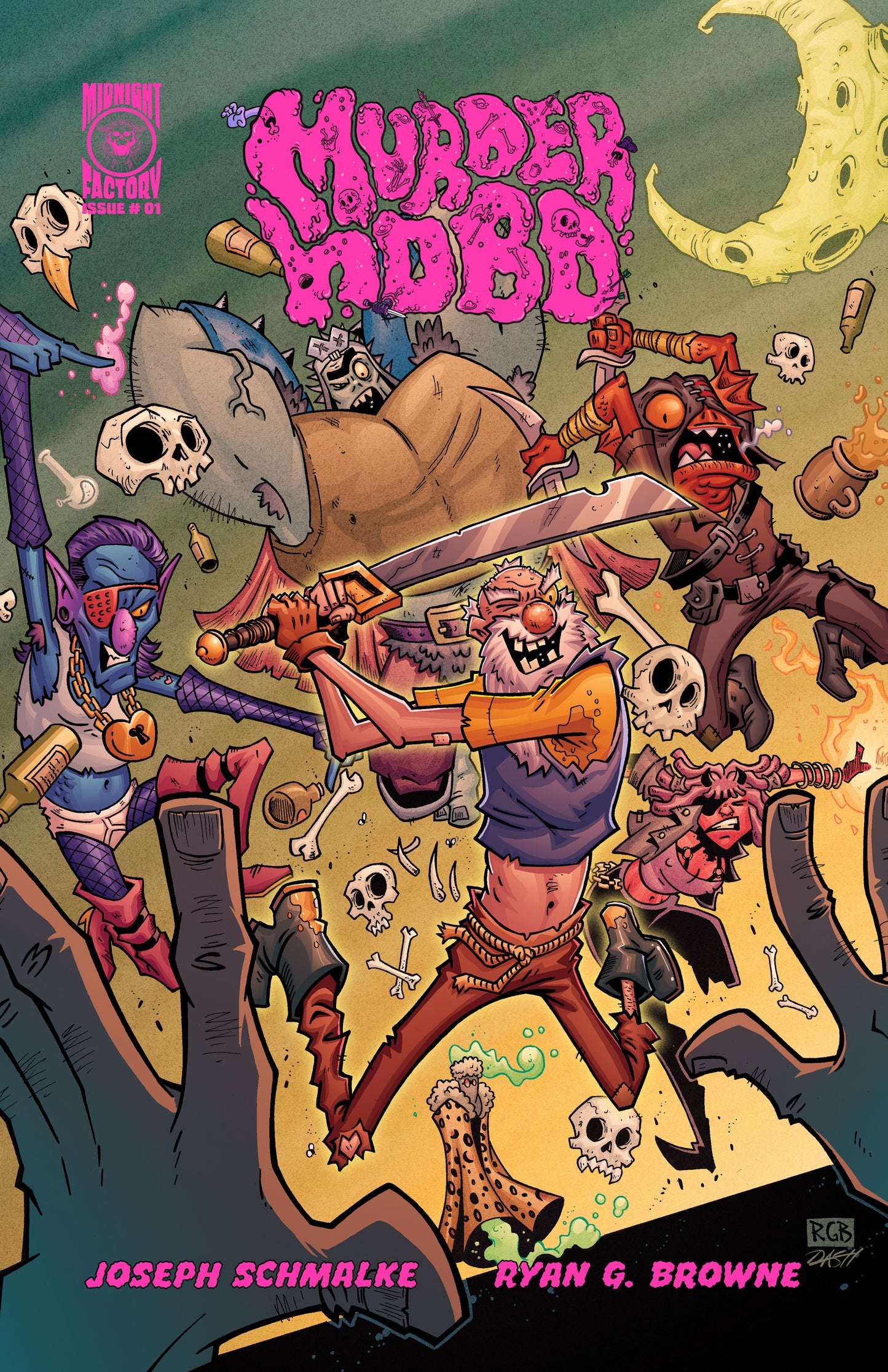 MURDER HOBO #1 CVR A RYAN G BROWNE (MR)