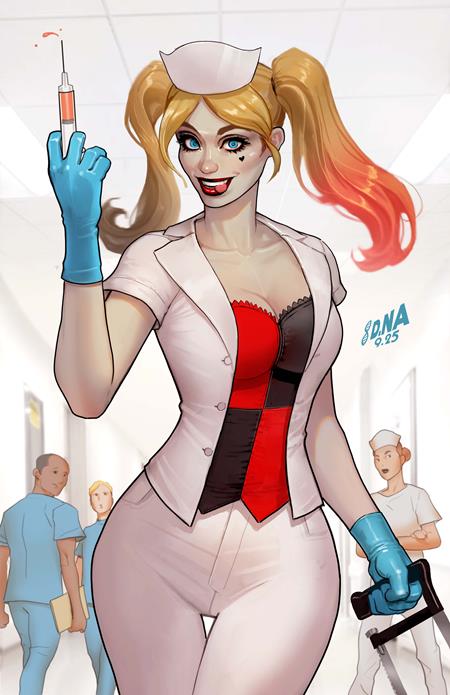 HARLEY QUINN #59 CVR B DAVID NAKAYAMA CARD STOCK VAR - DUE 25/2/26 - NOT FINAL COVER