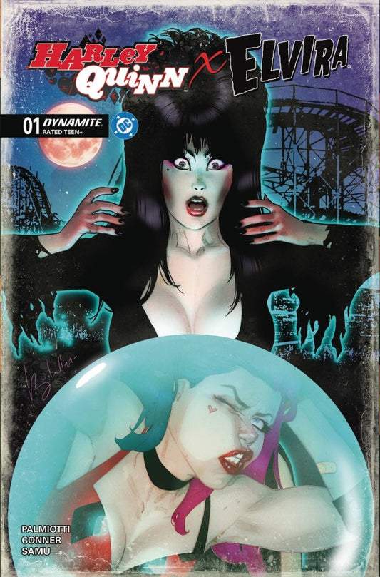 Harley Quinn X Elvira #1 Cover D Ben Caldwell Variant - PRE-ORDER 1/10/25