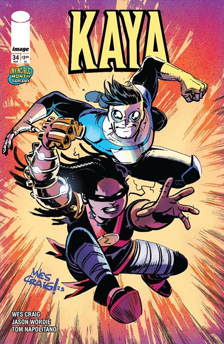 KAYA #34 CVR C WES CRAIG INVINCIBLE TEAM UP VAR - DUE 18/3/26