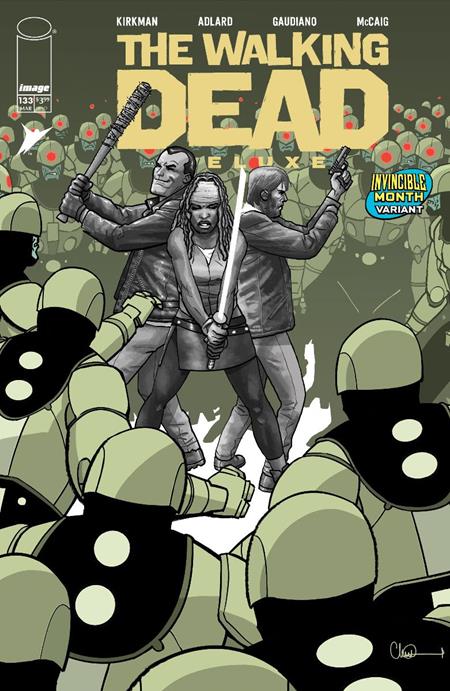 WALKING DEAD DELUXE #133 CVR E DAVID FINCH & DAVE MCCAIG INVINCIBLE TEAM UP VAR (MR) - DUE 18/3/26