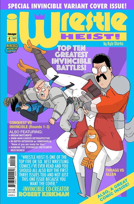 WRESTLE HEIST #4 (OF 5) CVR B KYLE STARKS INVINCIBLE TEAM UP VAR (MR) - DUE 18/3/26