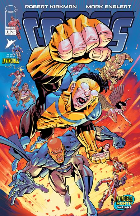 INVINCIBLE UNIVERSE CAPES #5 CVR F MARK ENGLERT INVINCIBLE TEAM UP VAR - DUE 25/3/26
