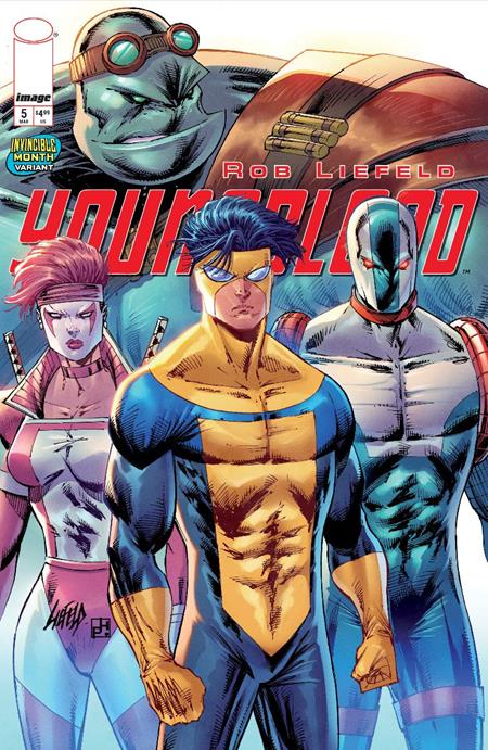YOUNGBLOOD #5 CVR E ROB LIEFELD INVINCIBLE TEAM UP VAR (MR) - DUE 25/3/26