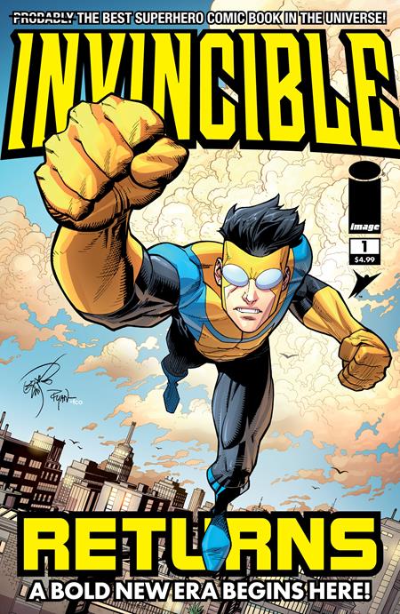 INVINCIBLE RETURNS FACSIMILE EDITION #1 CVR B ERIK LARSEN & RYAN OTTLEY VAR - DUE 3/2/26